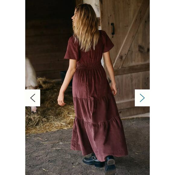 Anthropologie The Somerset Maxi Dress: Corduroy Edition Size XLP - Picture 3 of 9